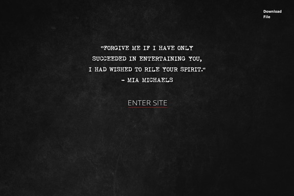 Furies theme site design template sample