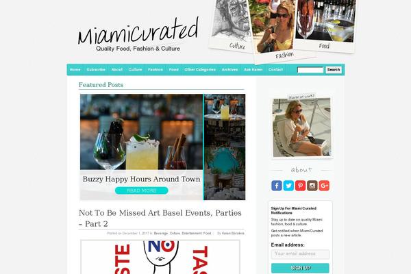 Site using WP Socializer plugin