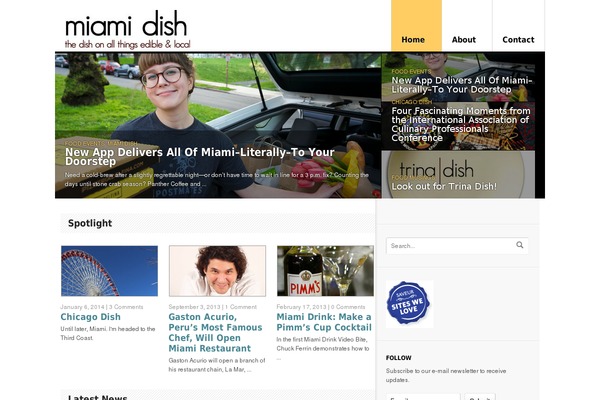 Delicious Magazine theme site design template sample