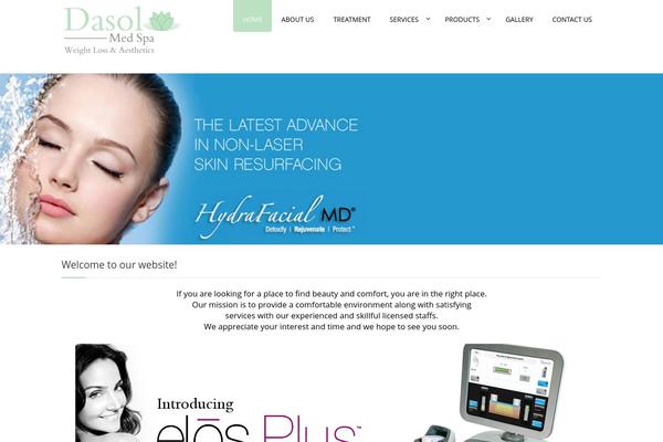 Medico theme site design template sample