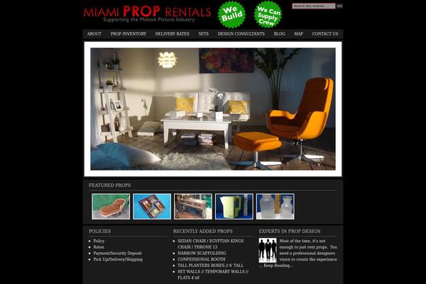 Landscape theme site design template sample