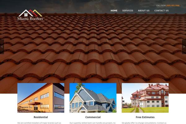 Construction theme site design template sample