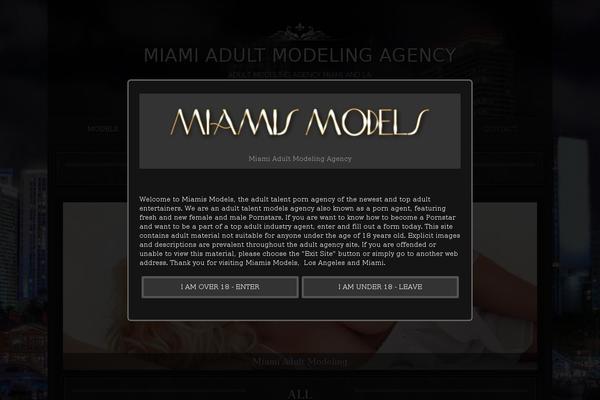 miamismodels.com site used Theagency-v2-3