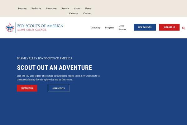 Boo theme site design template sample