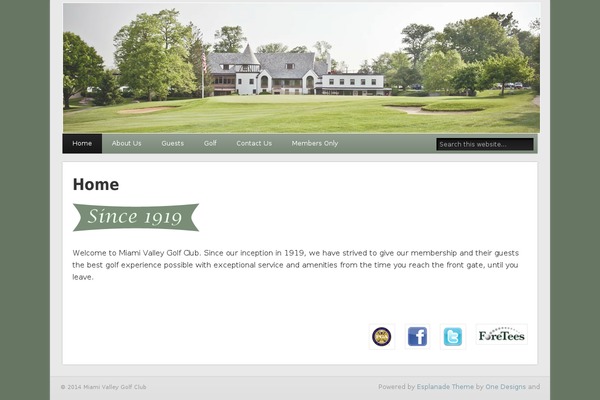 Esplanade theme site design template sample