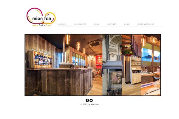Mono theme site design template sample