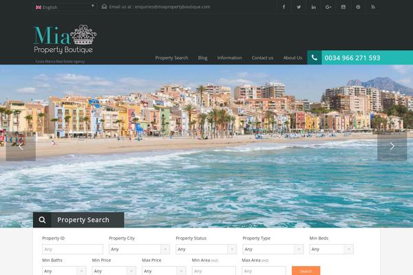 Realhomes Theme theme site design template sample