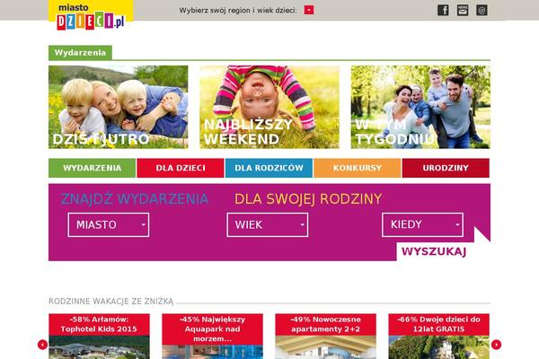 miastodzieci.pl site used Mdz