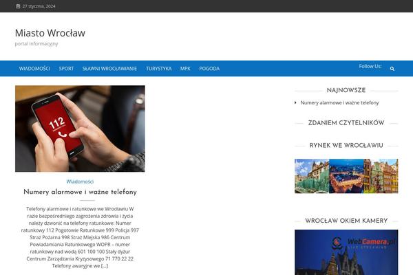Matina News theme site design template sample