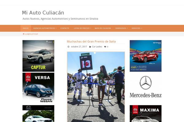Nirvana theme site design template sample