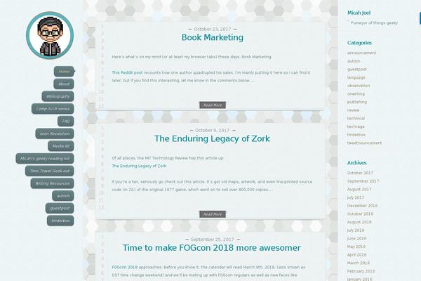 DailyJournal theme site design template sample