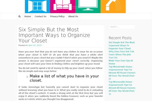 Coeur theme site design template sample