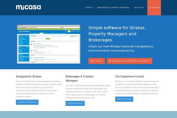 Chariot theme site design template sample