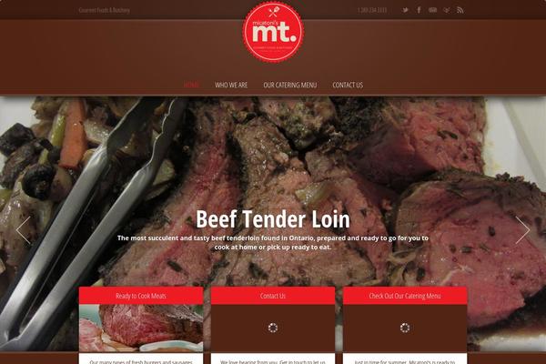 Linguini theme site design template sample