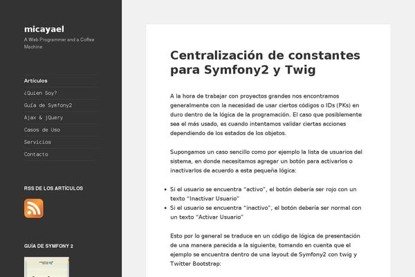 Twenty Fifteen theme site design template sample