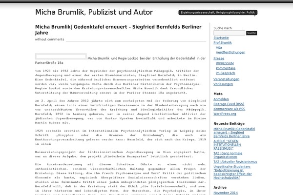 Journalist theme site design template sample