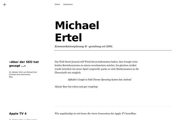 Cocoa theme site design template sample