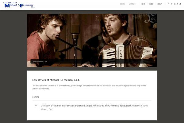 Expression theme site design template sample