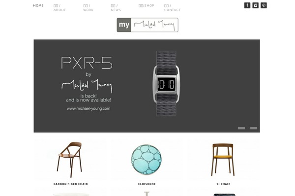 michael-young.com site used Portfoliothemeres