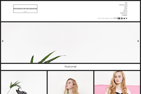 Reverie theme site design template sample