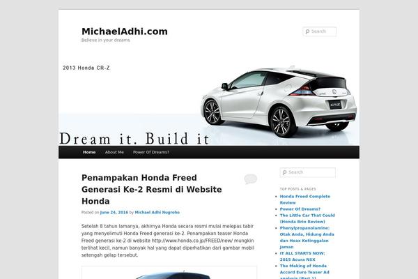 Twenty Eleven theme site design template sample