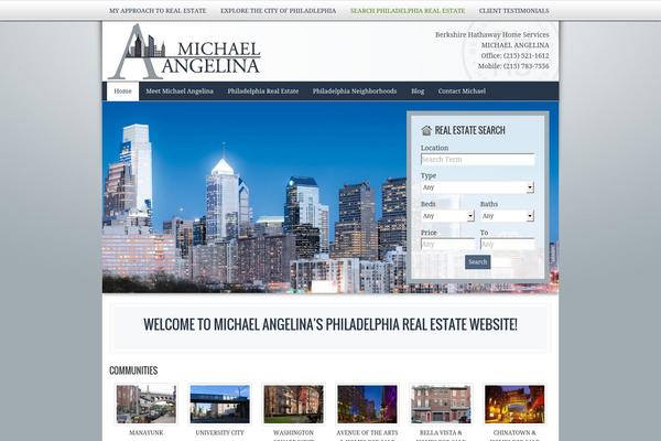 Agentpress Two theme site design template sample