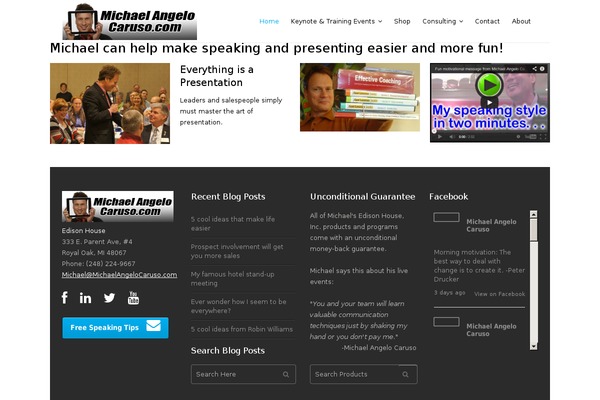 Strata theme site design template sample