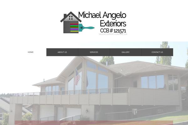 michaelangeloexteriors.com site used Theme53391