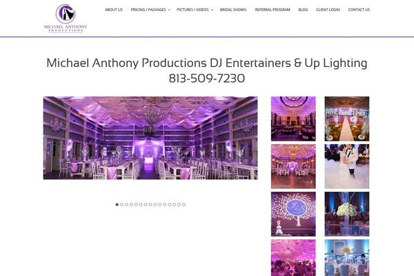 Site using Gdlr-event plugin
