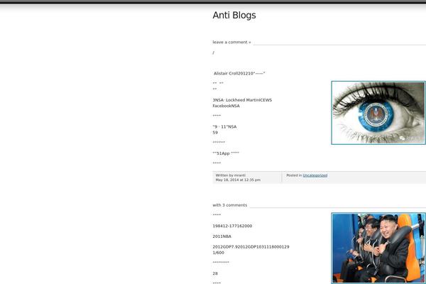 Journalist theme site design template sample