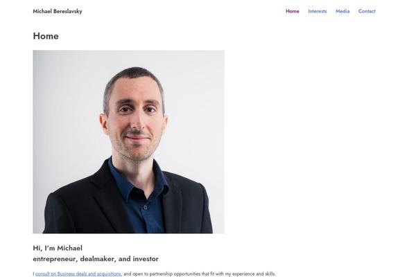 Twenty Nineteen theme site design template sample