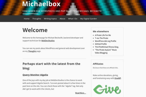 Site using Table-of-contents plugin