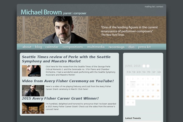 michaelbrownmusic.com site used Mb2