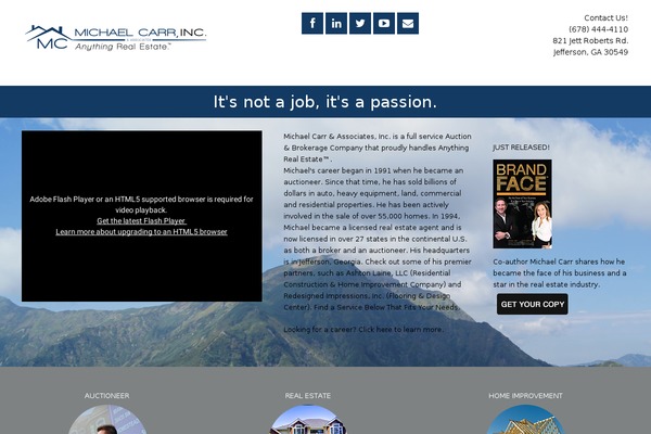 DMS theme site design template sample