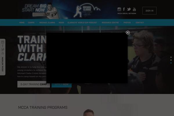 Academy theme site design template sample