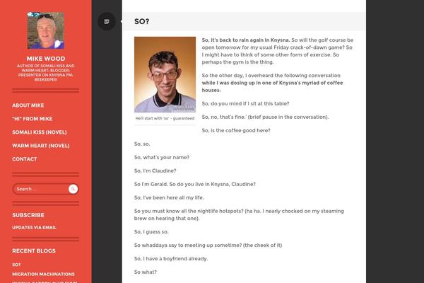 Writr theme site design template sample