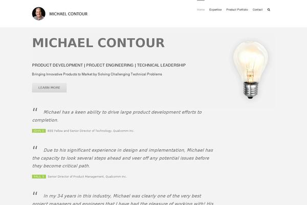 michaelcontour.com site used Musicbio