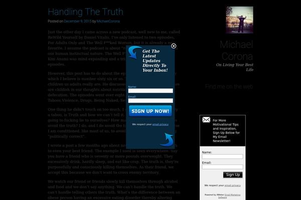 Crisp Persona theme site design template sample