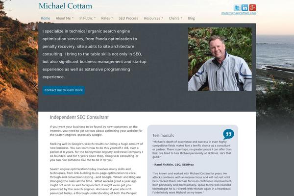 Mc theme site design template sample