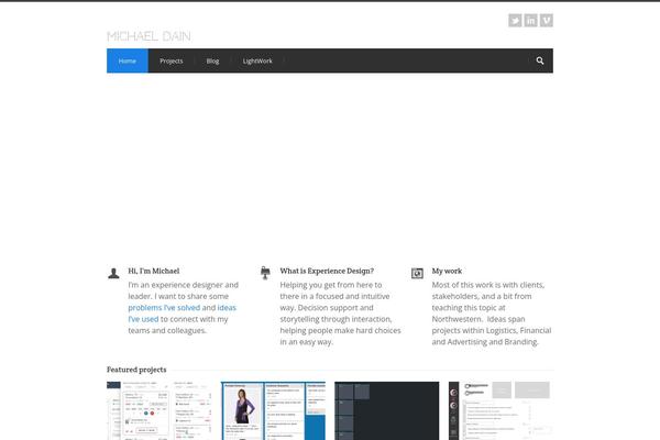 Centum theme site design template sample