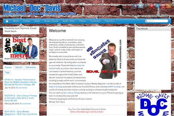 Site using Chuck Norris Jokes Widget plugin