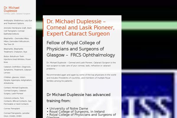 michaelduplessie.com site used Confit