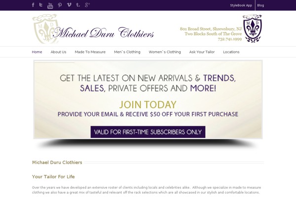 michaelduru.com site used Petermason