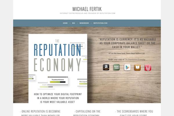 michaelfertik.com site used Sela-wpcom