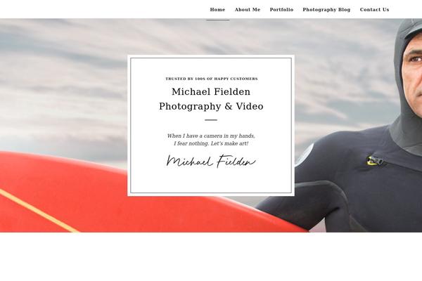 Photography theme site design template sample