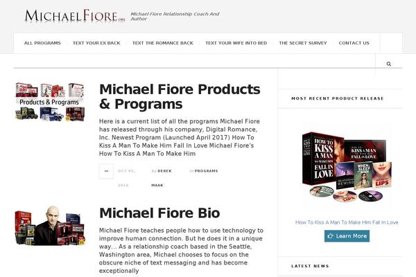 JustWrite theme site design template sample
