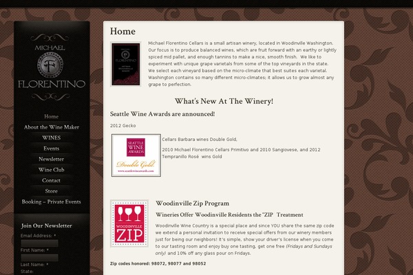 Chocolate theme site design template sample