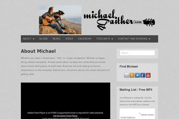 michaelgaither.com site used Loud-music