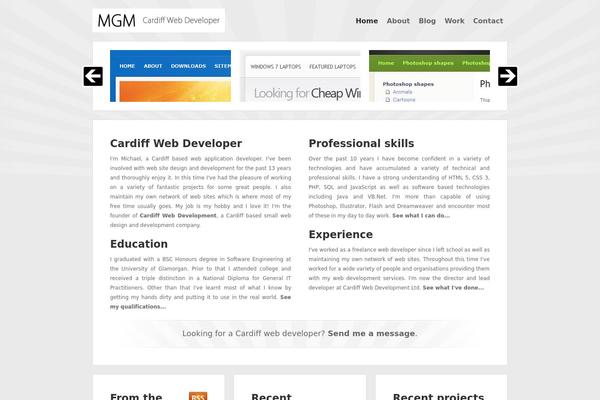 michaelgarethmorgan.com site used Mgm