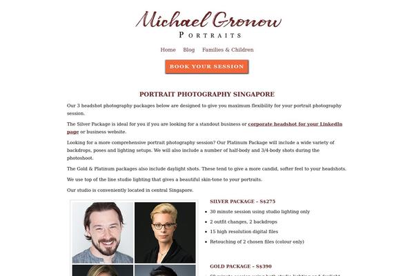 ProPhoto 5 theme site design template sample